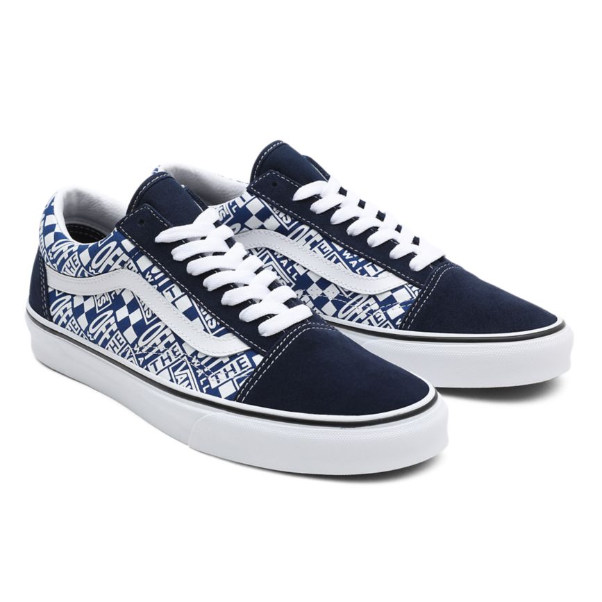 Vans Off The Wall Old Skool παπούτσια μπλε | VN011Y3PP69