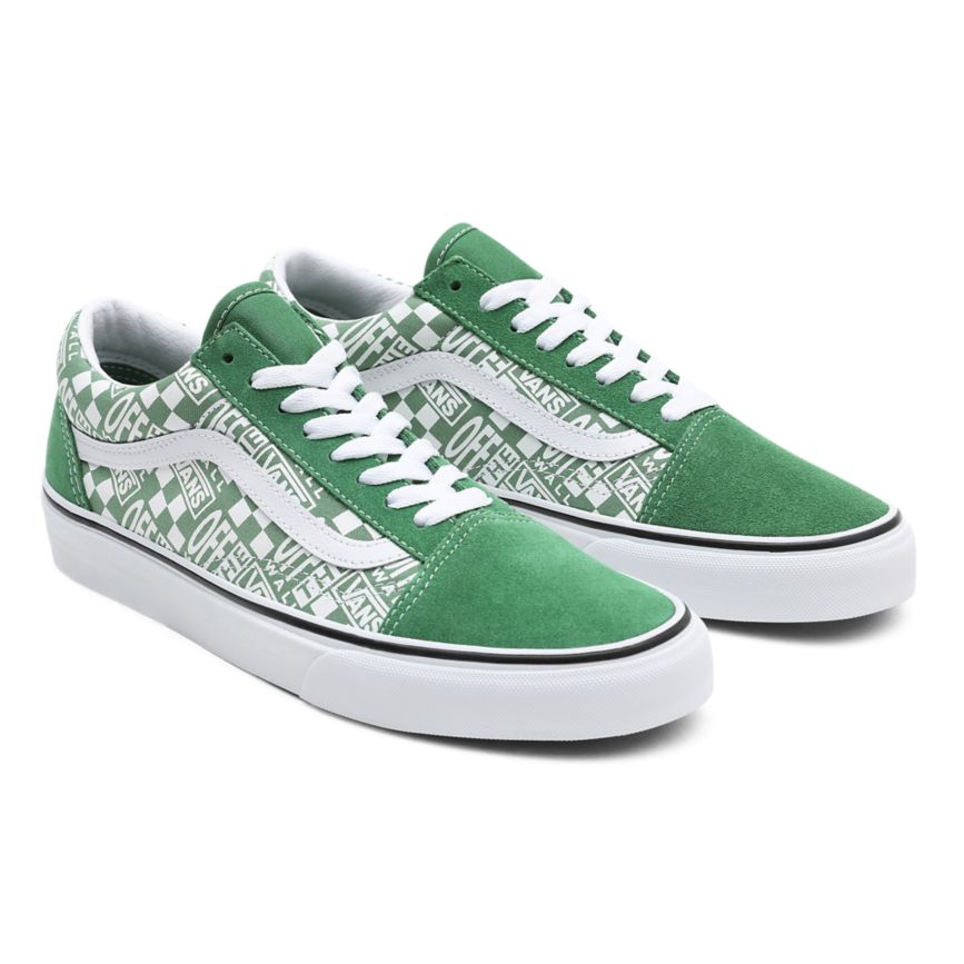 Vans Off The Wall Old Skool παπούτσια πρασινο | VN183L2EY09