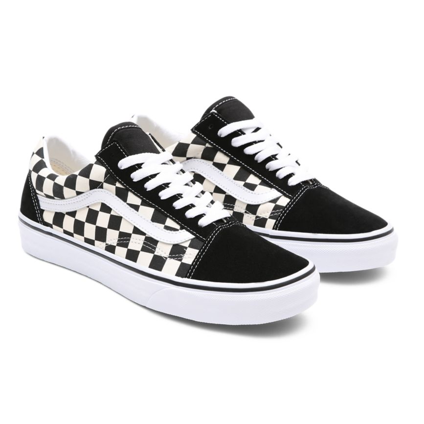 Vans Primary Check Old Skool παπούτσια μαυρα | VN146R8FQ22