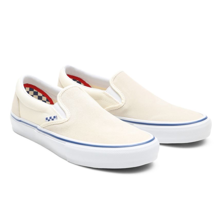Vans Skate Slip-On παπούτσια ασπρα | VN767I9GJ35