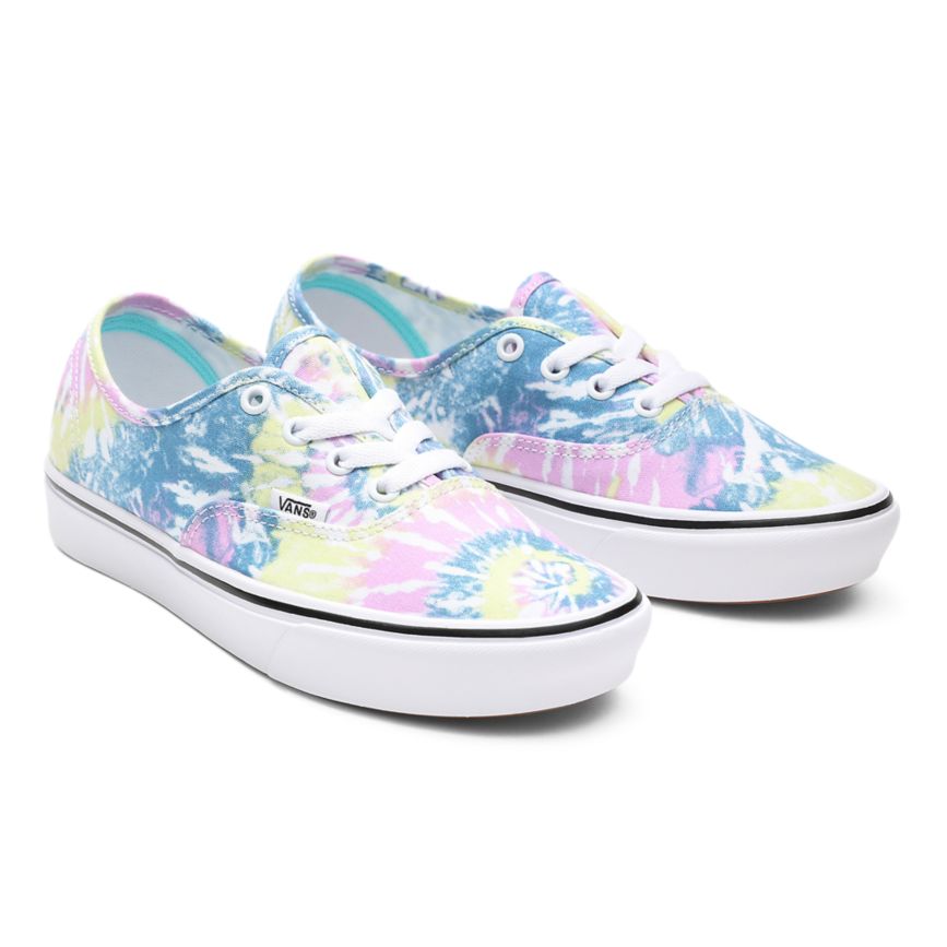 Vans Tie Dye ComfyCush Authentic παπούτσια Πολύχρωμο | VN994D4BE69