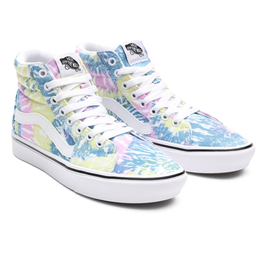 Vans Tie-Dye ComfyCush SK8-Hi παπούτσια Πολύχρωμο | VN028R4CL18