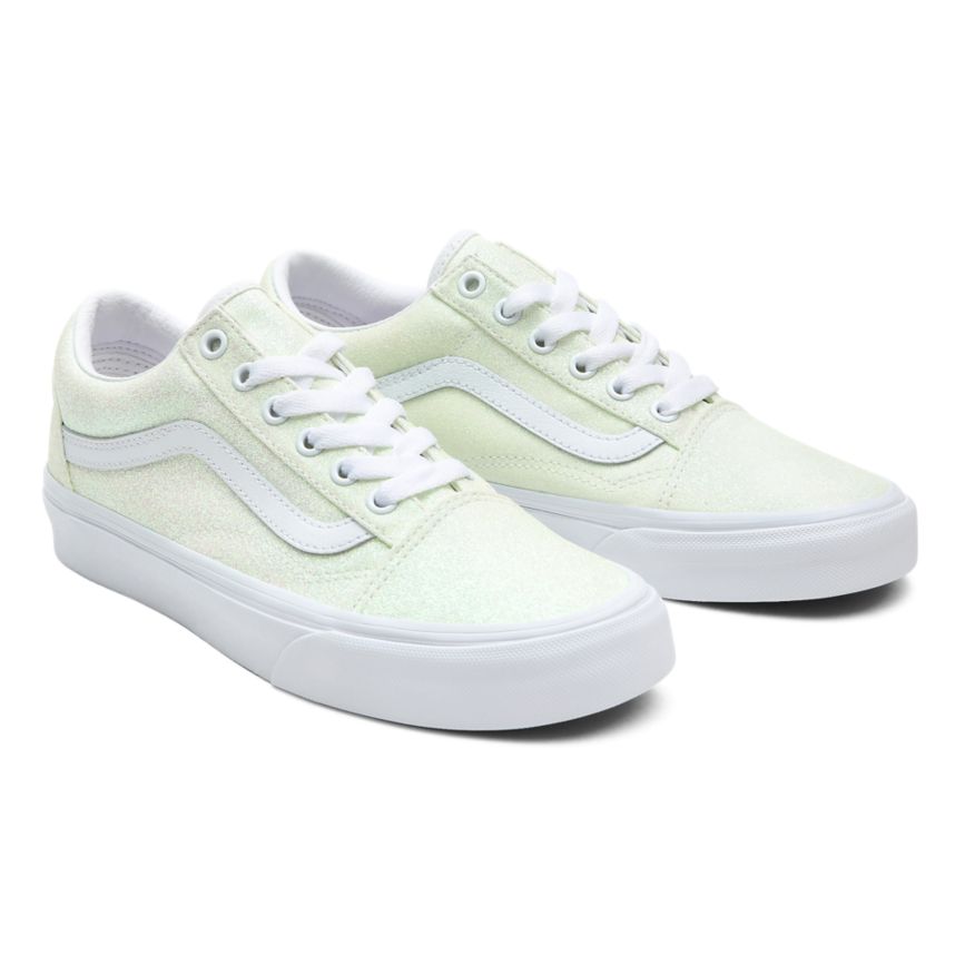 Vans UV Glitter Old Skool παπούτσια ασπρα | VN232P5WQ97