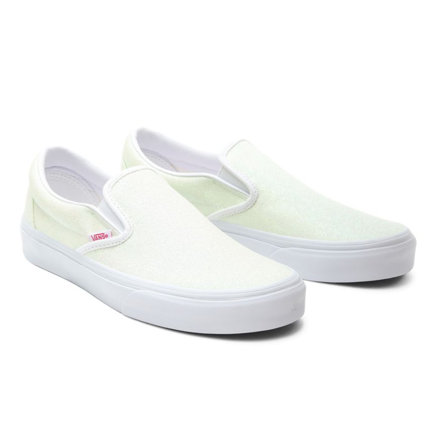 Vans UV Glitter κλασικα Slip-On παπούτσια ασπρα | VN398F0PD08