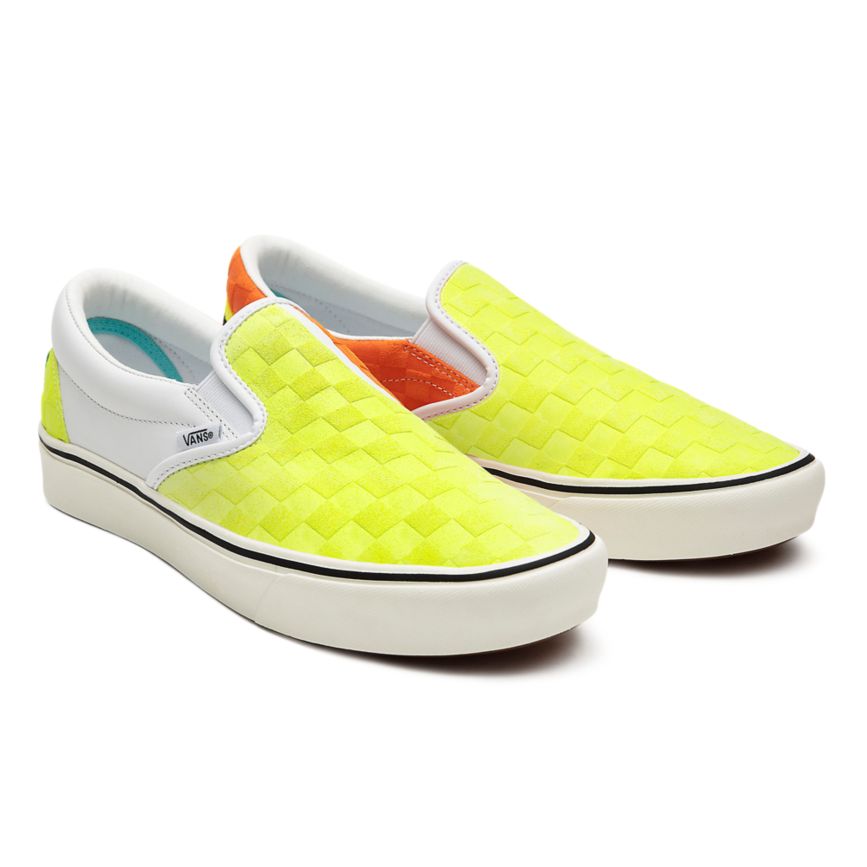 Vans X Penn ComfyCush Slip-On παπούτσια κίτρινα | VN850J0KQ43