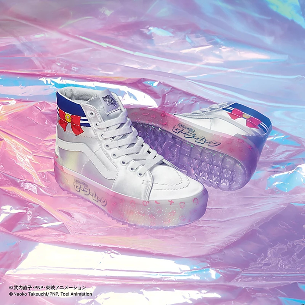 Vans X Pretty Guardian Sailor Moon Sk8-hi Stacked παπούτσια ασπρα | VN304O2JO95