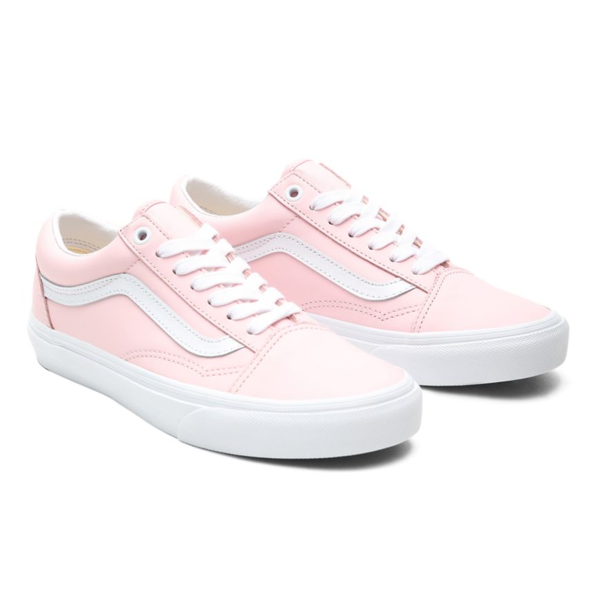 Vans δερματινα Old Skool παπούτσια ασπρα | VN111A1QZ48