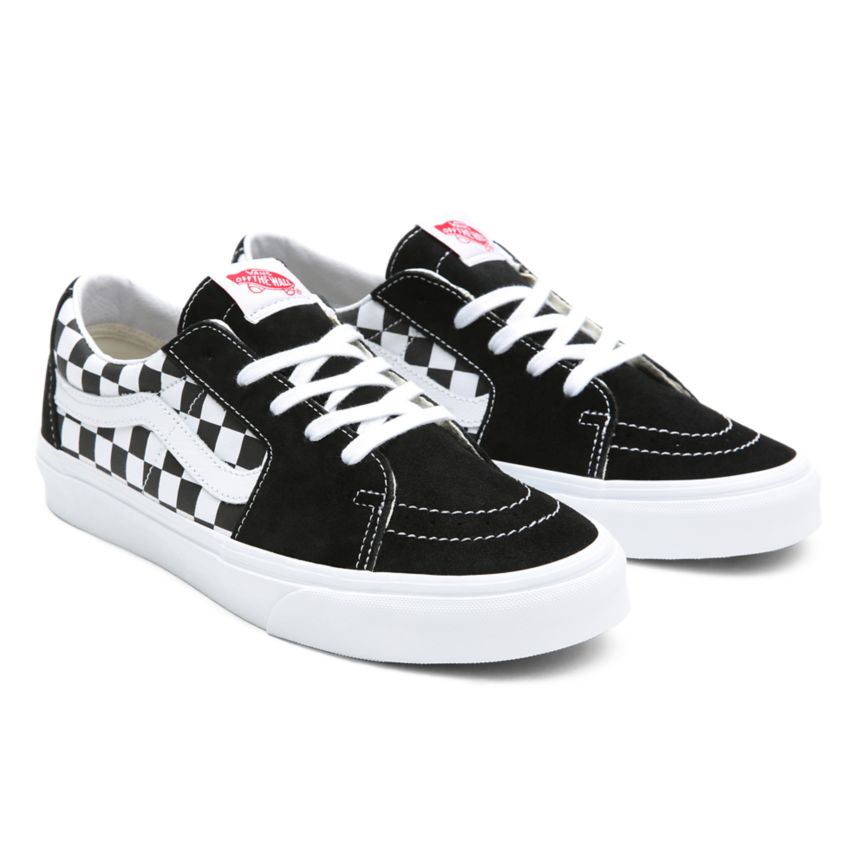 Vans καμβα σουετ SK8-Low παπούτσια μαυρα | VN185V4RC93