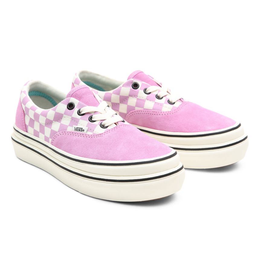 Vans σουετ καμβα Super ComfyCush Era παπούτσια ροζ | VN049S8WG98
